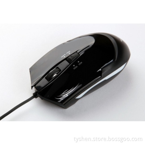 Computer Gaming Mouse 2400 Dpi, 7 Color Inner Lighed